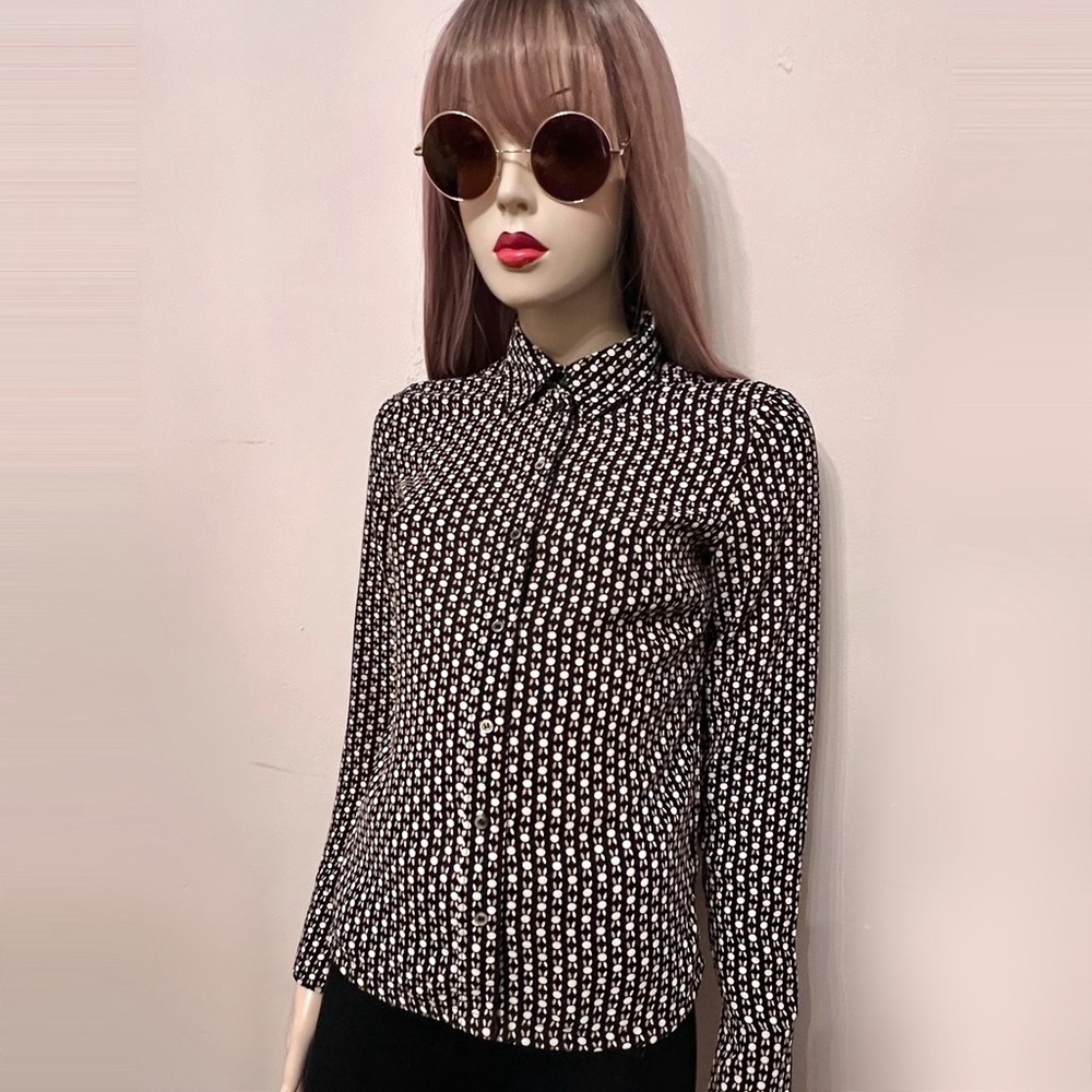 H&M Blouse with Mod style print